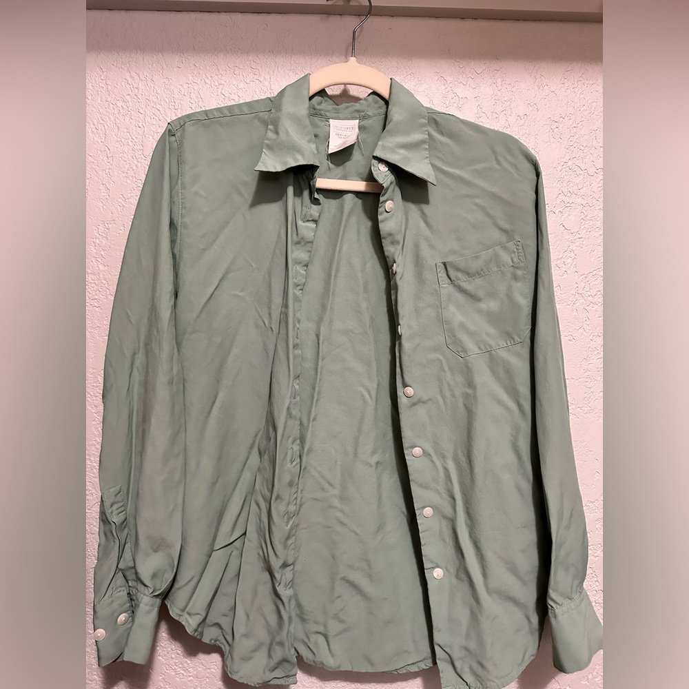 Mint green vintage GAP button down